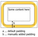 Automatic padding explanation
